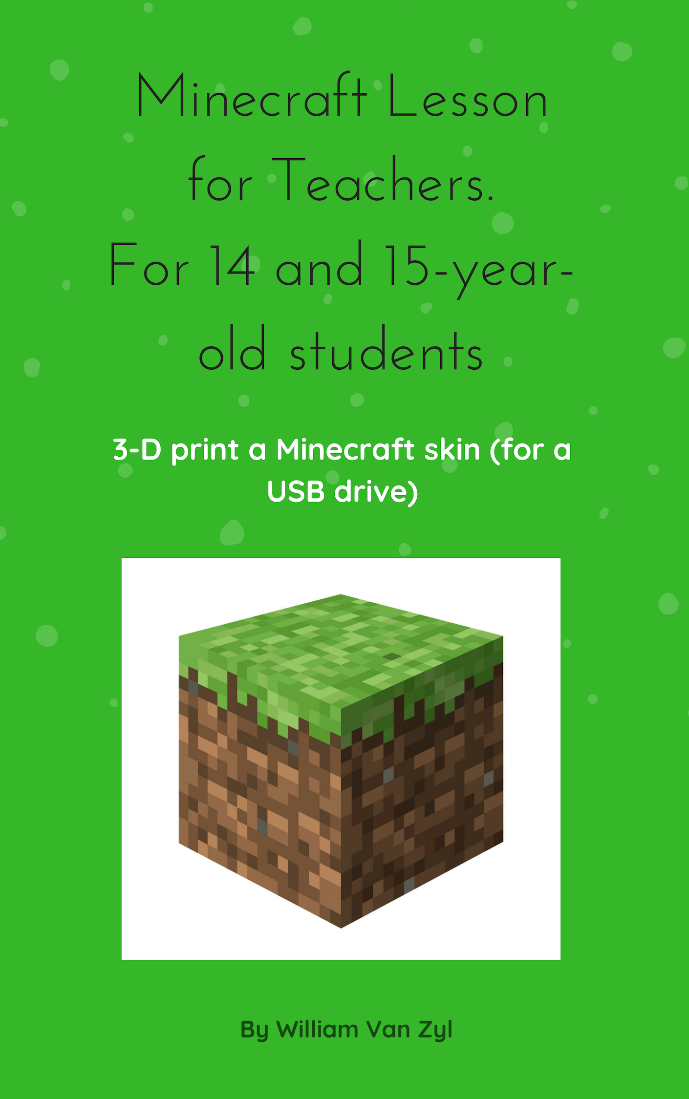 Minecraft Lesson Minecraft Skin For Usb Drive 3 D Printing Ebooks